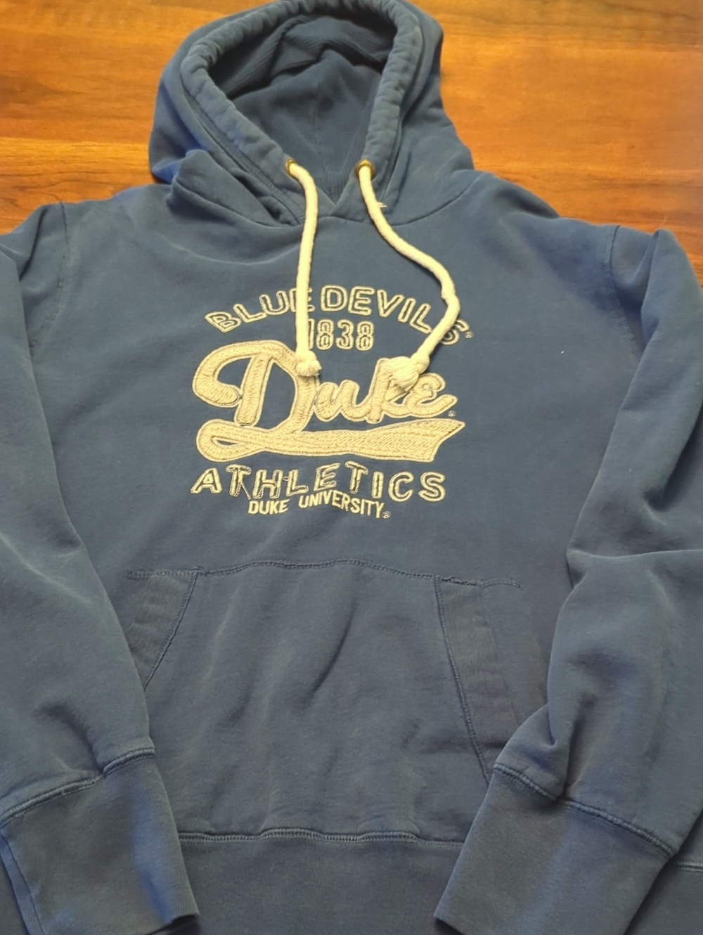 Duke Blue Devils Navy Pullover Hoodie - Duke Athletics